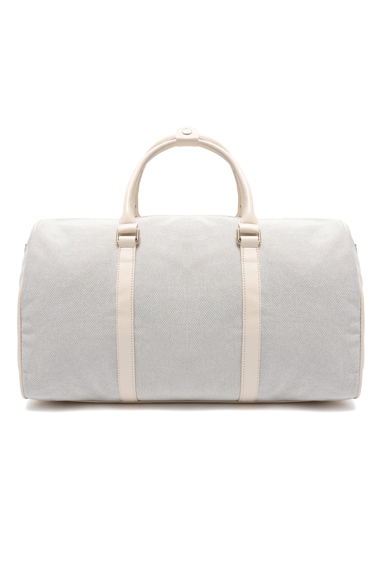 CANVAS WEEKENDER DUFFLE BAG-OFFWHITE