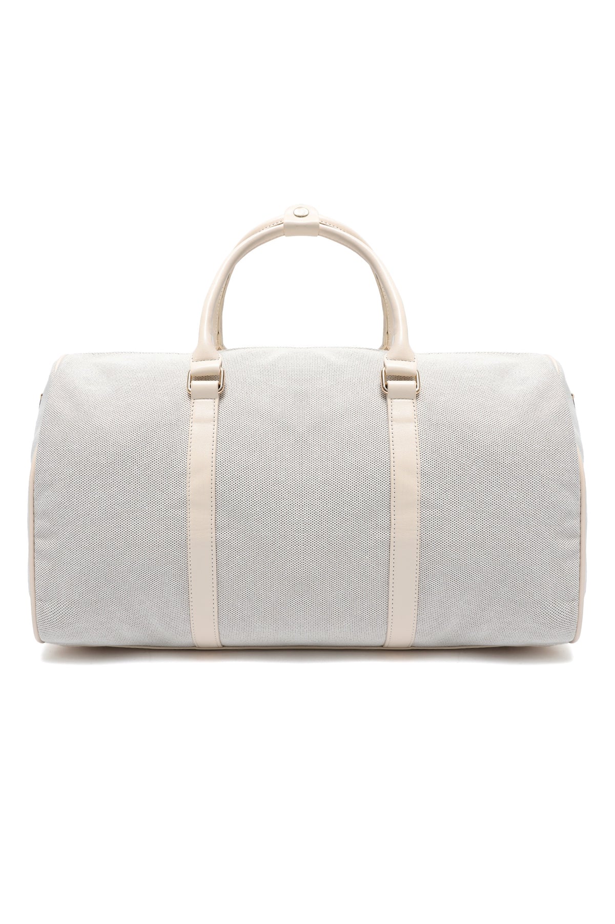 CANVAS WEEKENDER DUFFLE BAG-OFFWHITE