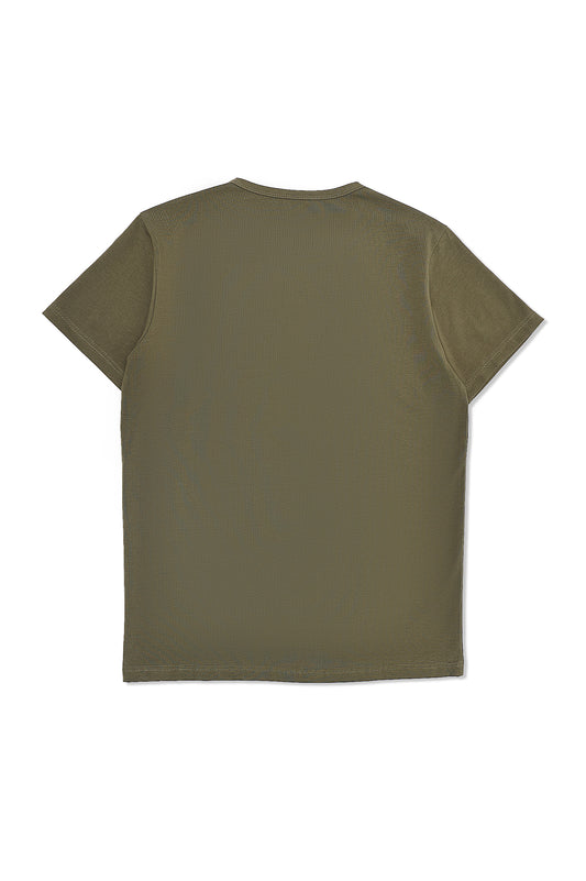 CLASSIC FIT ESSENTIAL TEE-DK/OLIVE