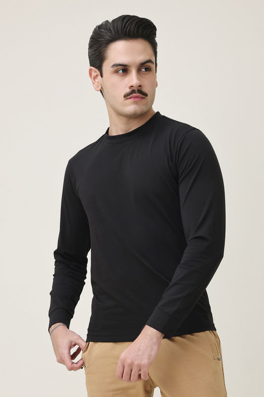 CORELINE LONG SLEEVE-BLACK