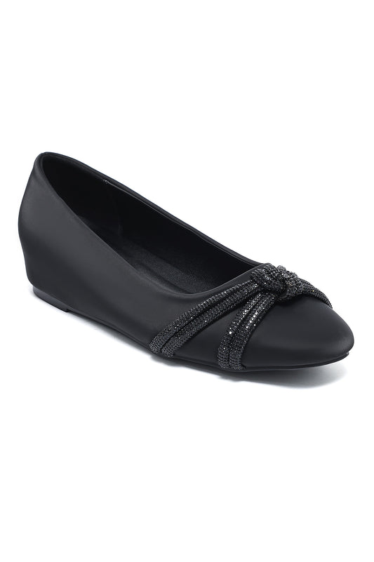 ISLA DIAMANTE KNOT FLAT-BLACK
