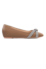 ISLA DIAMANTE KNOT FLAT-COFFEE
