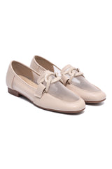 CAMDEN CHAIN LINK MESH LOAFER-BEIGE