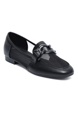 CAMDEN CHAIN LINK MESH LOAFER-BLACK
