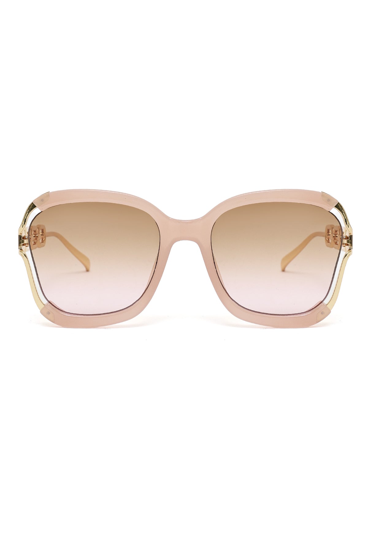 BONDLINE SCULPTED GLAMOUR GLASSES-PINK