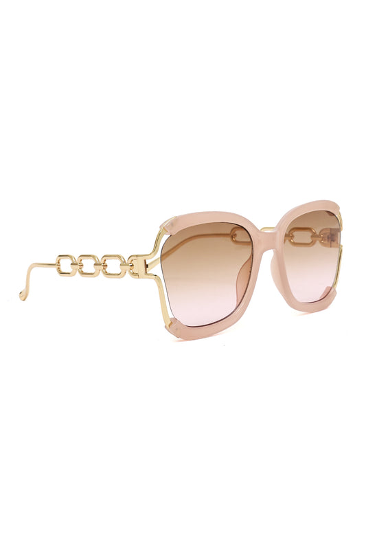 BONDLINE SCULPTED GLAMOUR GLASSES-PINK