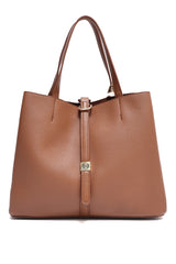 NIGHT LUXE CHAINBAG-BROWN
