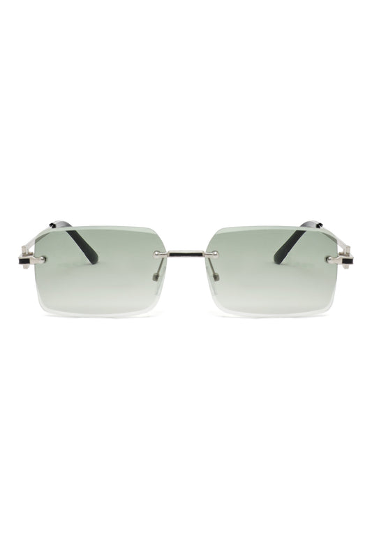 SLASHLINE SPECTACLE RIMLESS GLASSES-GREEN
