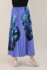 COSMIC CELESTIAL SKIRT-BLUE