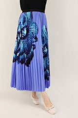 COSMIC CELESTIAL SKIRT-BLUE