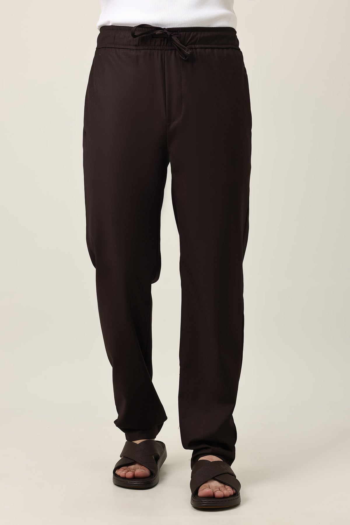 REFINED APPERANCE BOTTOM-BROWN