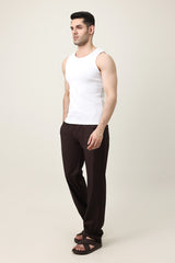 REFINED APPERANCE BOTTOM-BROWN