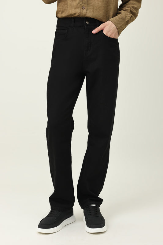 VORTEX FADE CLEAN CUT JEANS-BLACK