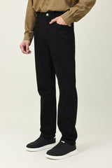 VORTEX FADE CLEAN CUT JEANS-BLACK