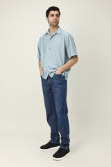 VORTEX FADE CLEAN CUT JEANS-DK/BLUE