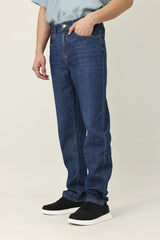VORTEX FADE CLEAN CUT JEANS-DK/BLUE