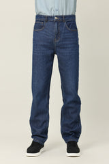 VORTEX FADE CLEAN CUT JEANS-DK/BLUE