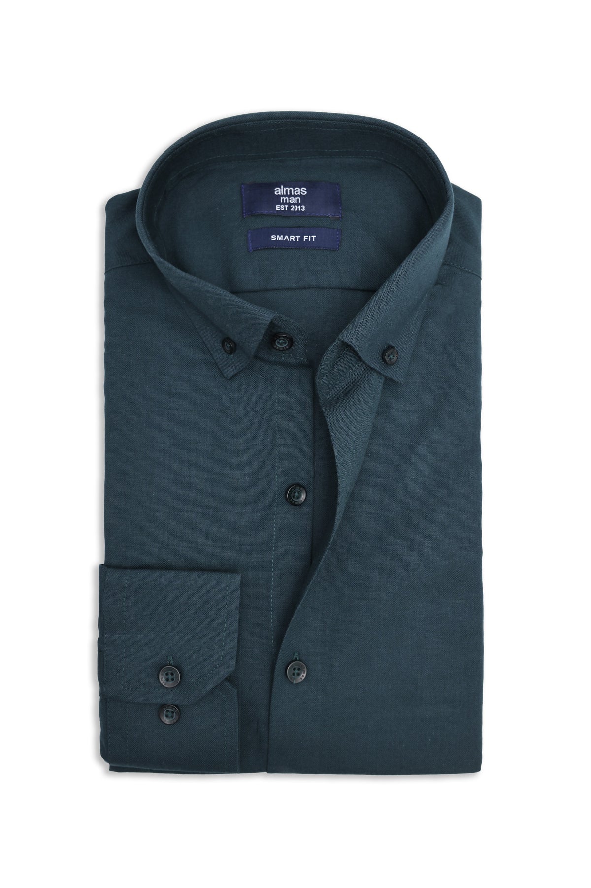 SMART WEAVE SHIRT-DK/GRN