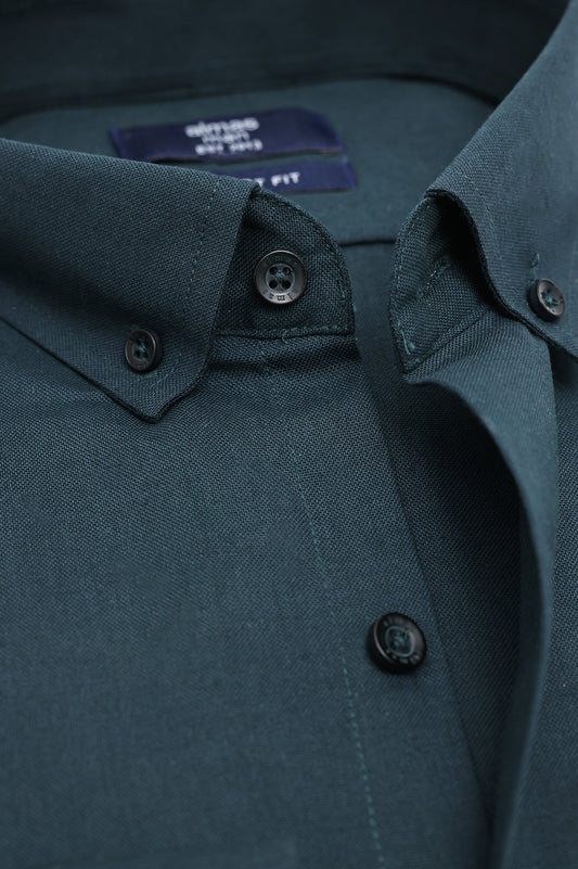 SMART WEAVE SHIRT-DK/GRN