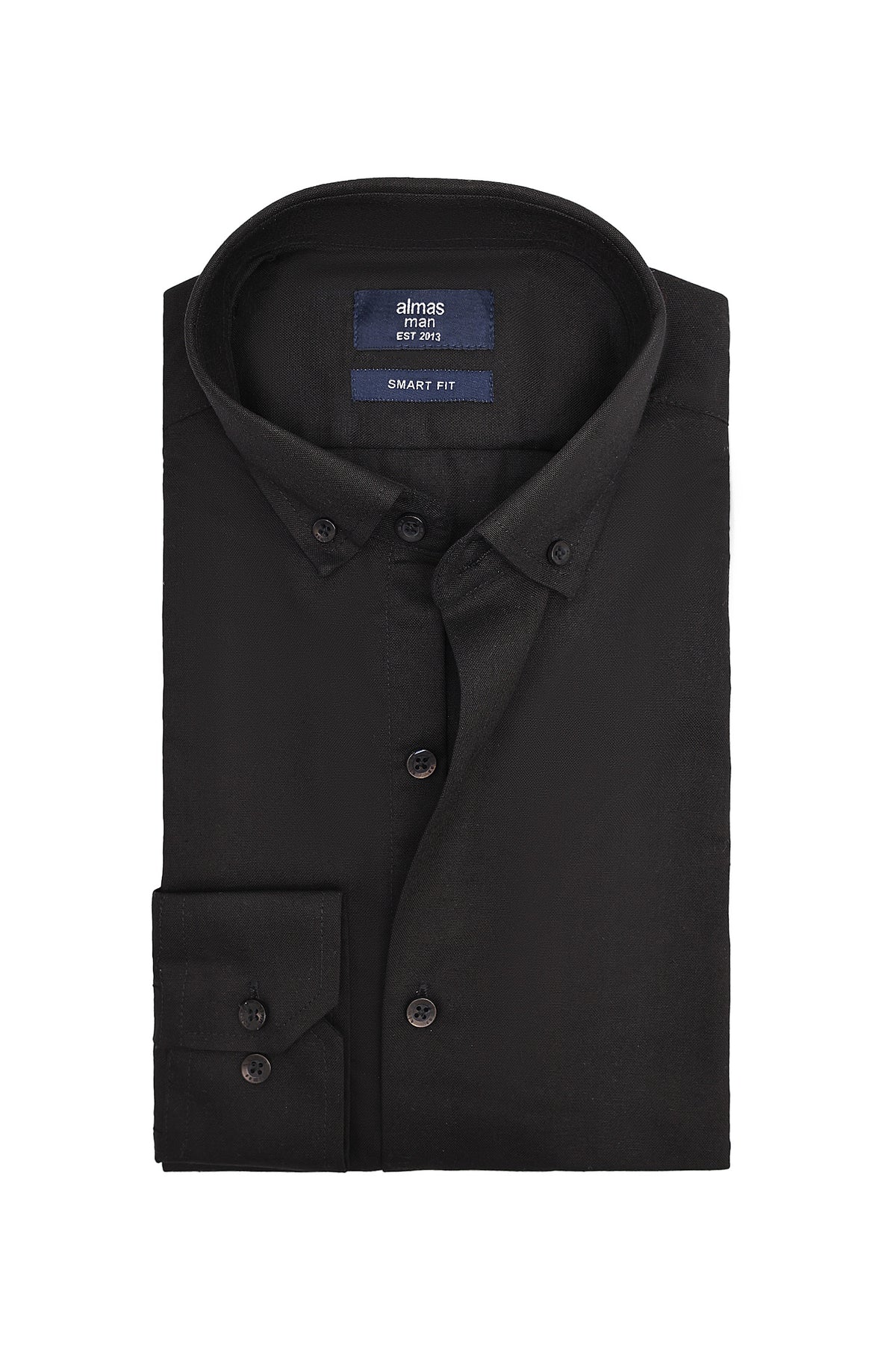 SMART WEAVE SHIRT-BLACK
