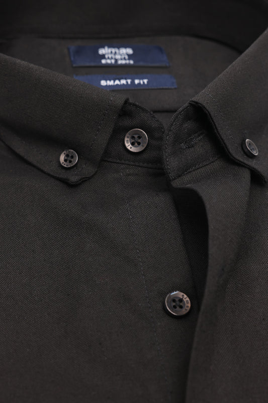 SMART WEAVE SHIRT-BLACK