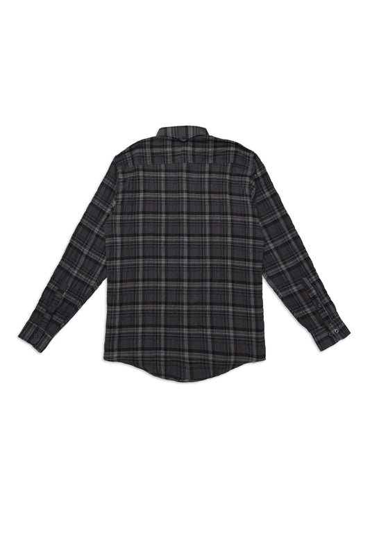 MINI CHECK CASUAL SHIRT-GRY/CHK