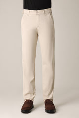 STRAIGHT FIT CHINO PANT-KHAKI