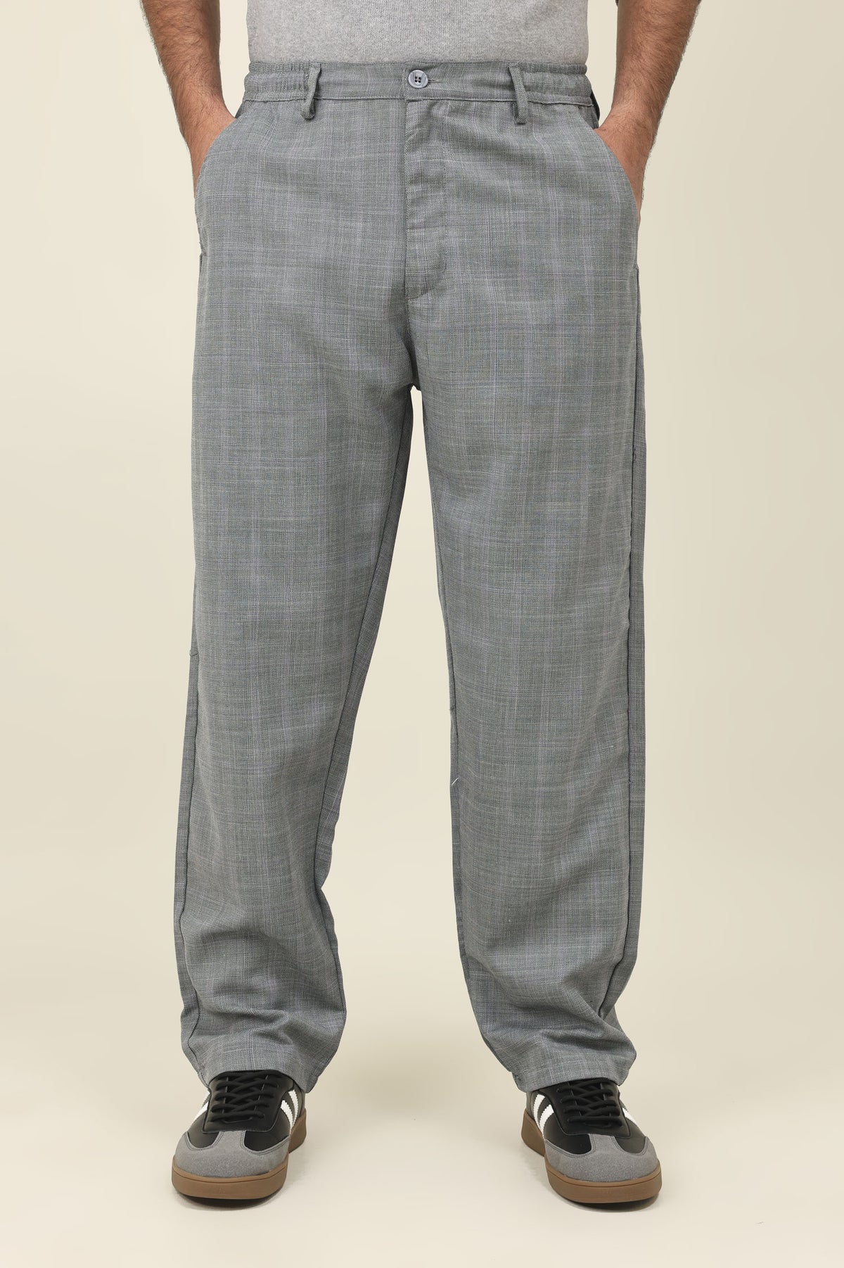 VERSATILE ESSENTIAL BOTTOM-GREY