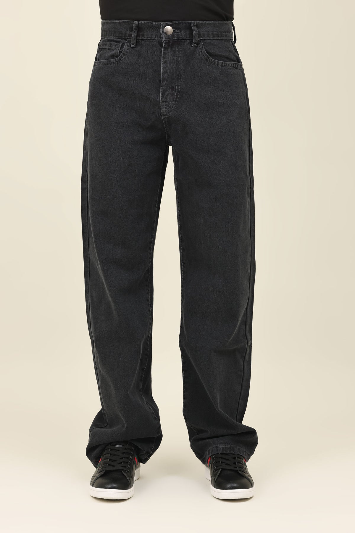 DENIM AXIS JEANS-CHARCOAL