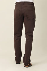 NARROW SLEEKFORM JEANS-BROWN