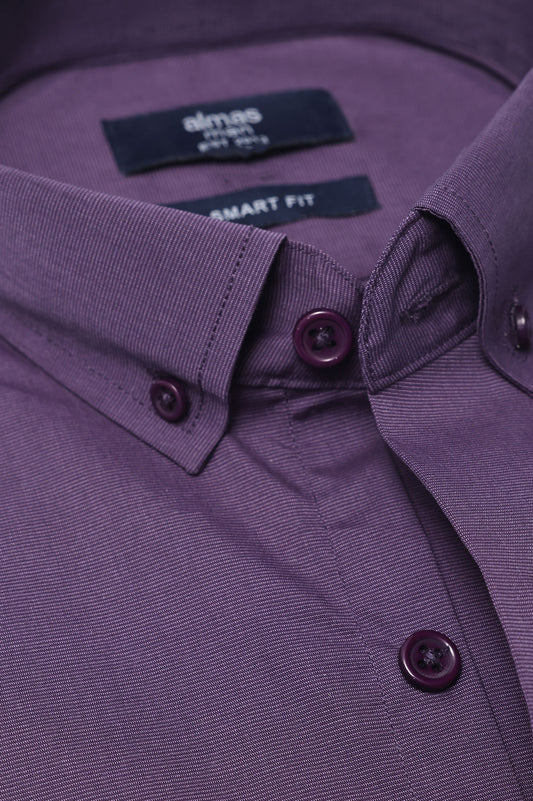 SIGNATURE OXFORD SMART SHIRT-PURPLE