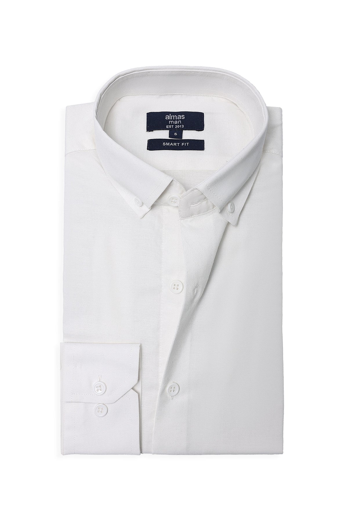 SIGNATURE OXFORD SMART SHIRT-WHITE