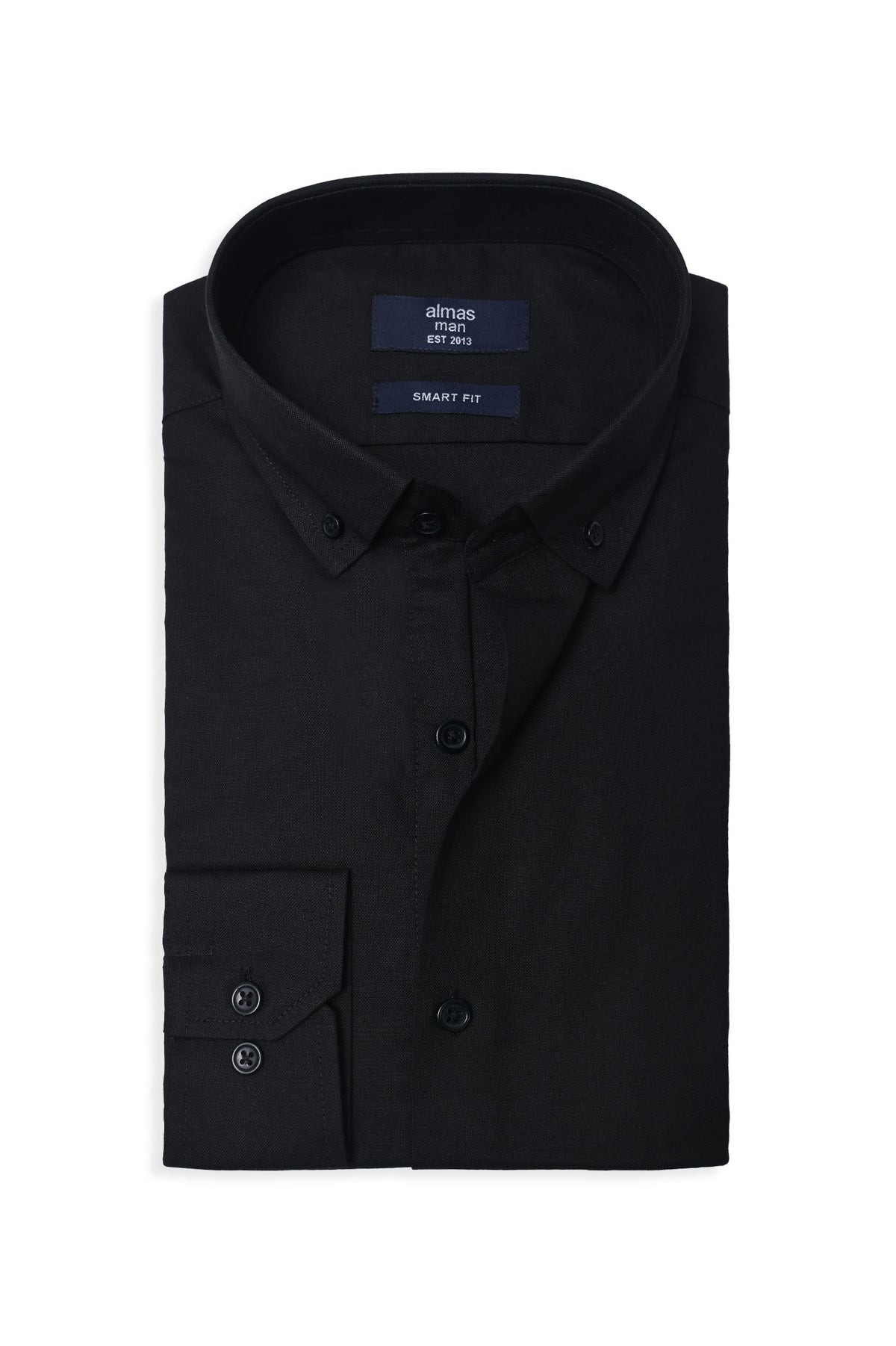 SIGNATURE OXFORD SMART SHIRT-BLACK