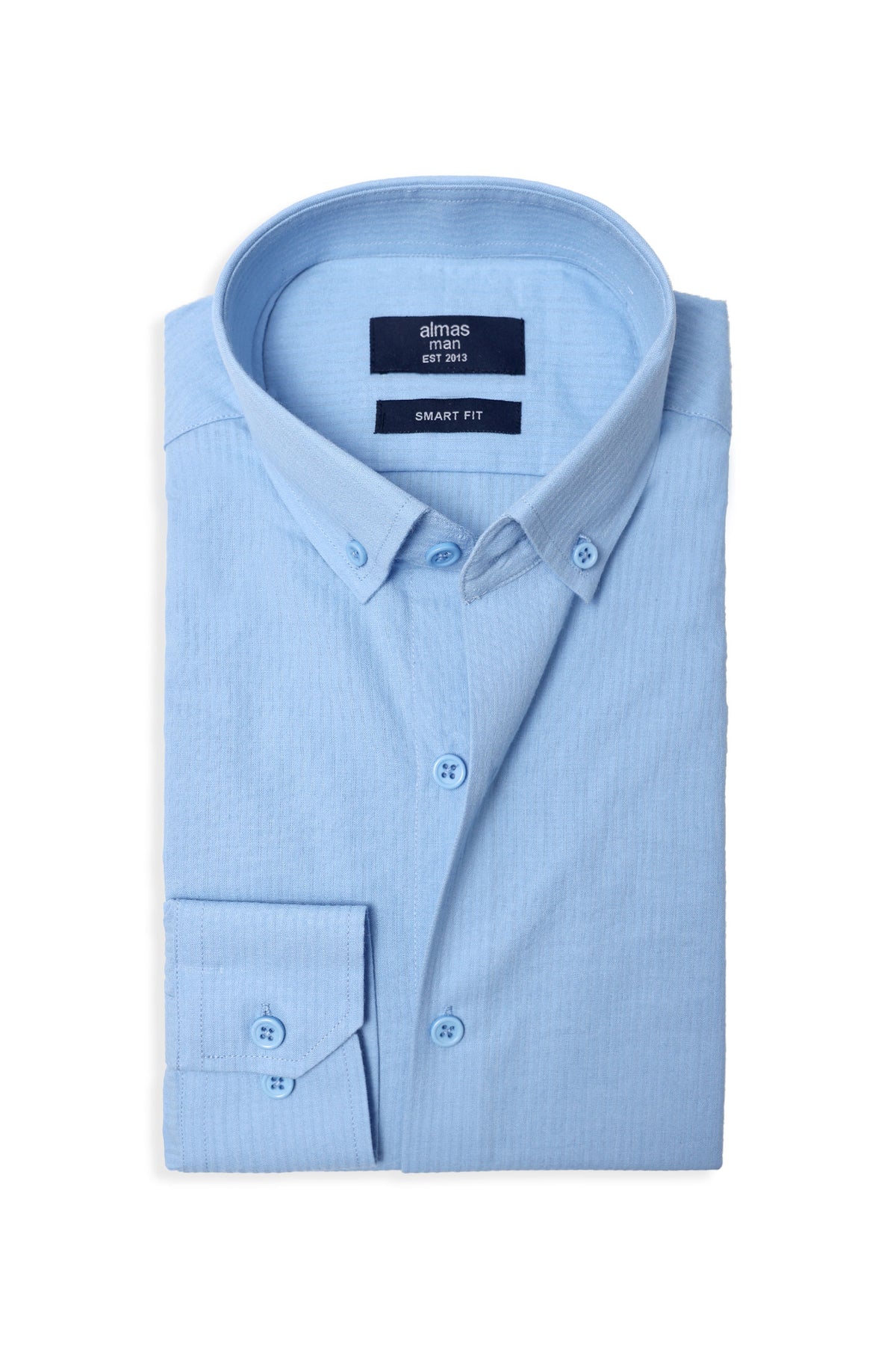 SIGNATURE OXFORD SMART SHIRT-SKY/BLUE