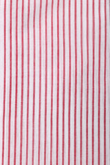 SIGNATURE OXFORD SMART SHIRT-WHT/RED-STRIPE