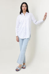 EVERYDAY PINSTRIPE SHIRT-OFFWHITE