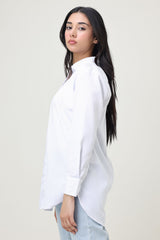 EVERYDAY PINSTRIPE SHIRT-OFFWHITE