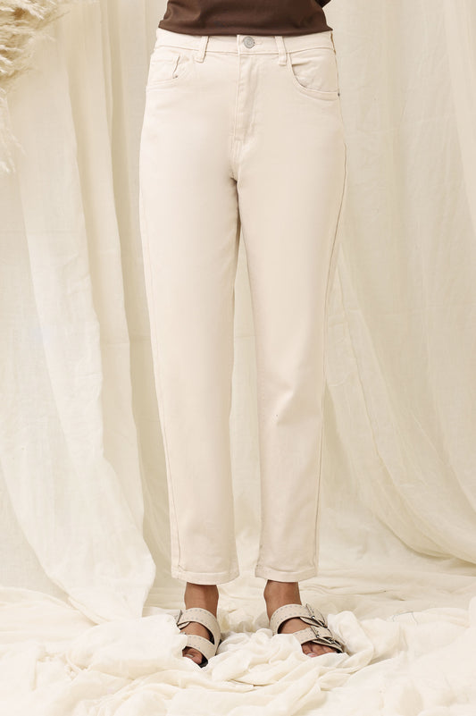 DAYLIGHT DENIM PANT-BEIGE