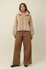 TRUEWIDE COTTON PANT-BROWN