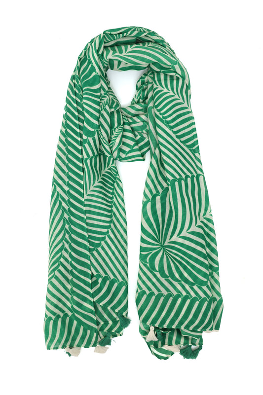 URBAN COTTON CHIC SCARF-GREEN