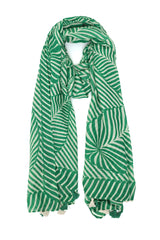 URBAN COTTON CHIC SCARF-GREEN
