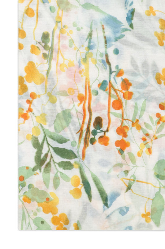 AUTUMN TRAIL SCARF-OLIVE GREEN