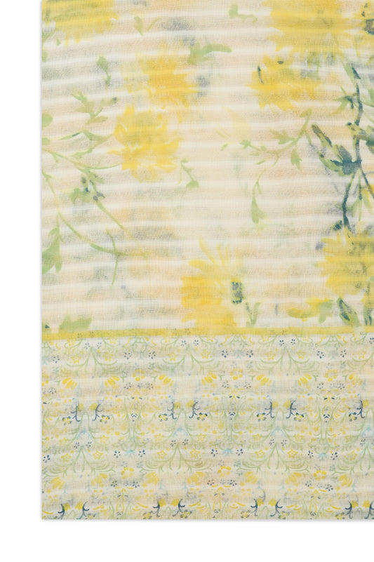 FLORANOVA BLOOM SCARF-YELLOW