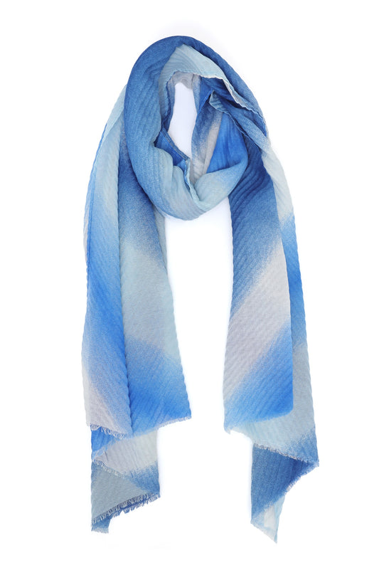 CLOUD TINT SCARF-BLUE