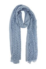 SERENITY EDGE SCARF-GREY