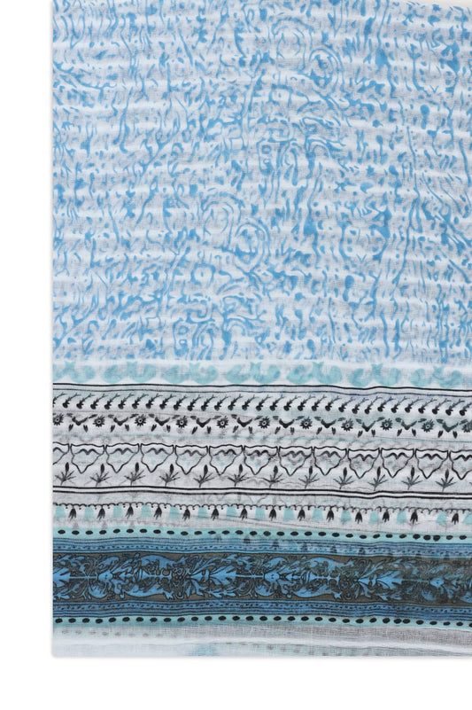 TERRACOTTA TIDES SCARF-BLUE