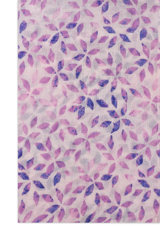 WINDLEAF SCARF-PURPLE