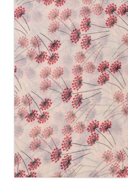 BLOSSOM WHIM SCARF-PINK-BEIGE