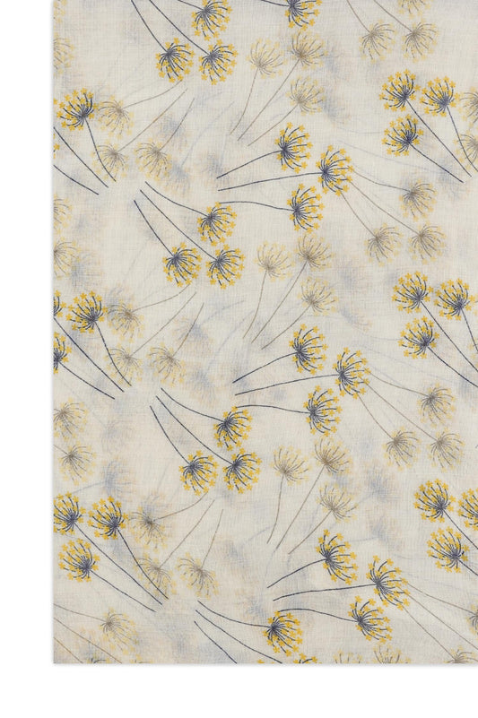 BLOSSOM WHIM SCARF-OLIVE-BEIGE