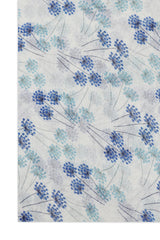 BLOSSARIA TASSELED SHEER SCARF-